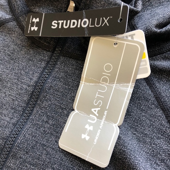 NWT Under Armour Studiolux Yoga Jacket Grey M - Picture 6 of 12